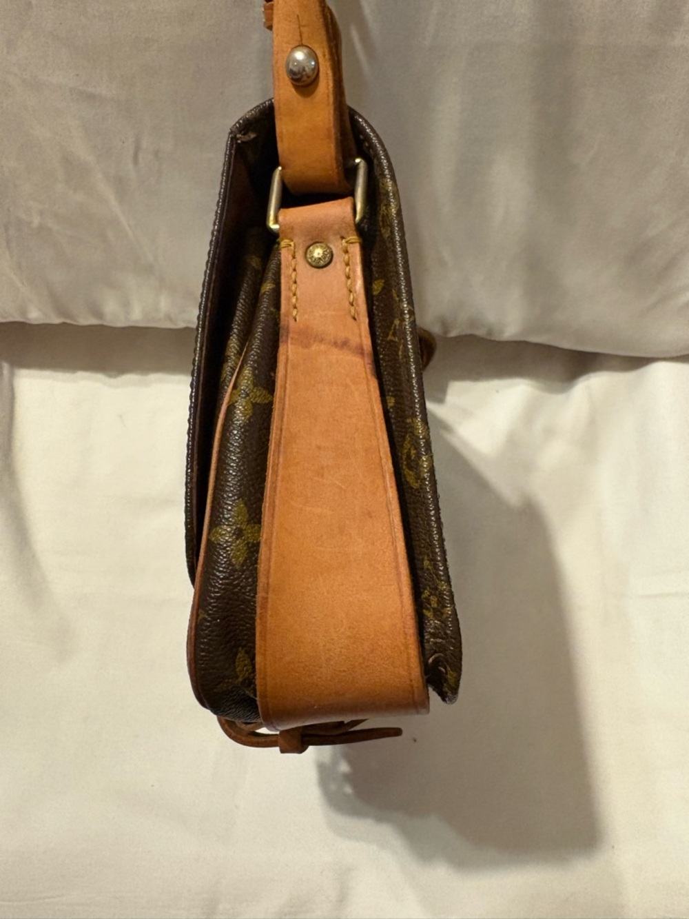 Louis Vuitton Vintage Cartouchière MM Monogram Crossbody Bag - Picture 3 of 7